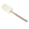 Treasure Gurus Wood Handle Stick Shower Loofah Exfoliating Bath Sponge
