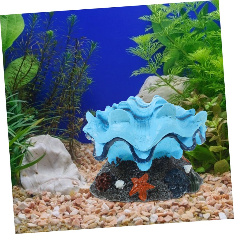 CORHAD Aquarium Air Stone Tropical Clam Design Replaceable Bubbler for
