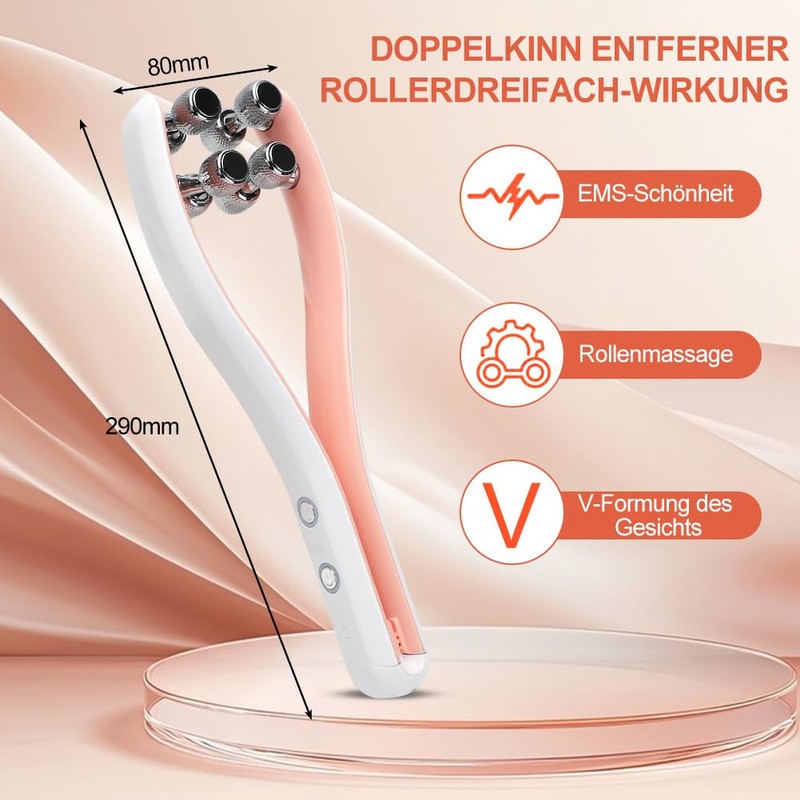 LOMUG Double Chin Remover Face Massager, V Face Lifting Device