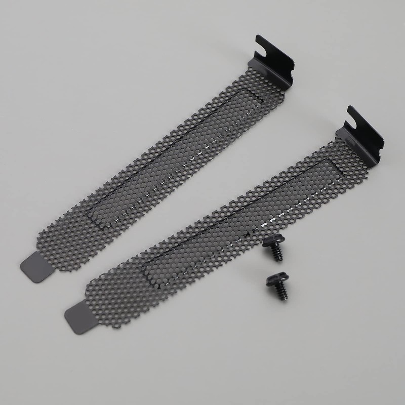 ECSiNG 10Pcs PCI Bit Dust Baffles Metal Dust Filter Blanking