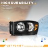 WEELMOTO Headlights for 2006-2008 Dodge Ram 1500 2500 3500 Replacement