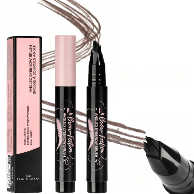 2 Pcs Lapiz De Cejas, Lapiz para Cejas Efecto Microblading,