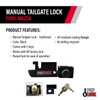 POP & Lock – Manual Tailgate Lock for Ford F150,