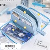 [ASY] Pen Case, Transparent Window, Pen Pouch, Clear, Transparent, Pencil