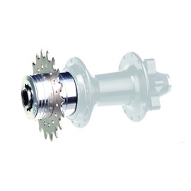 Cervus Fixie High Quality Single Speed Conversion Kit Compatible with Shimano 16T Colour (Silver)