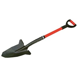 Spear Head Spade SHFD3 40" Red Garden Spade Shovel - Gardening Shovel with a 9" x 11" Beveled Blade, Steel-Reinforced Fiberglass Long Handle & Cushioned D-Grip - Digging Spade for Planting