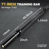 POWER GUIDANCE Chrome Olympic Barbell Bar, Weight Bar for lifting,