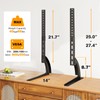 TAVR Universal Table Top TV Stand Base TV Legs for