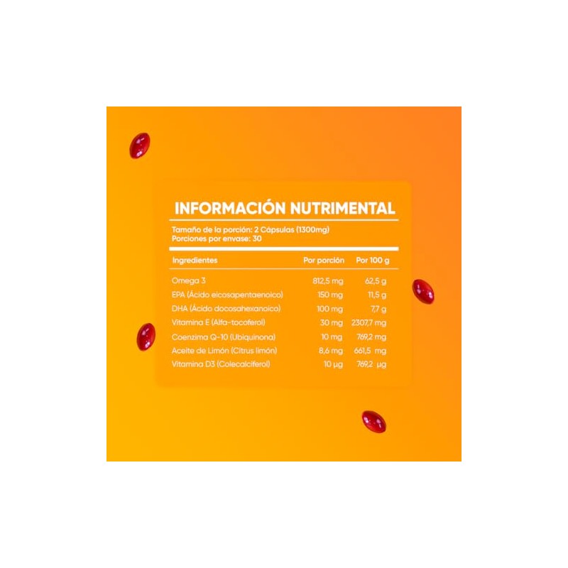 MultiBlue - Omega 3 Salmon Oil 60 Capsulas | Con