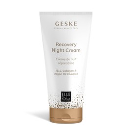 GESKE | Crema de noche de recuperación | Crema de noche Q10 | Con colágeno y aceite de argán | Cuidado facial contra arrugas | Antiarrugas | Fórmula vegana | Complementa GESKE SmartAppGuided™