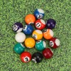 Pool Table Billiard Ball Set, 2.5CM Resin Children Toy Home