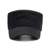 HUA YANG Army Cap Men's Cotton Vintage Adjustable Flat Top