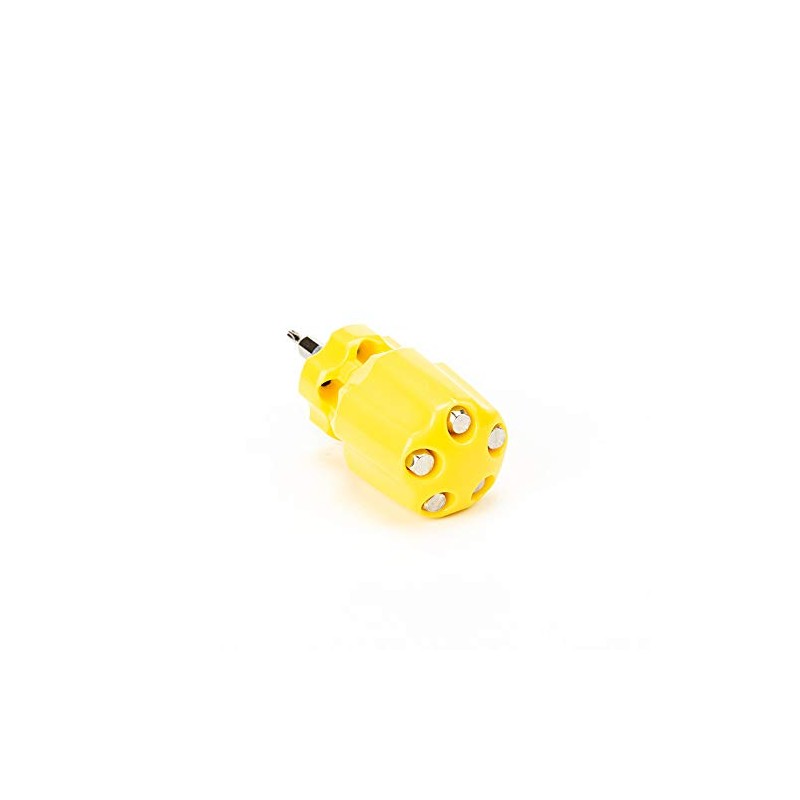 Short Screwdriver with 6 Bits Hand Tools with Comfortable Soft