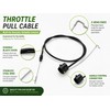 Lawn Mower Zone Control Cable for Engine Repair – Stainless