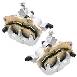 VIKKSAER Front Left & Right Brake Calipers w/Pads, Compatible with Kawasaki Teryx 750 Teryx 800 KRF800 2014-2019, Replaces#43080-0128, 43080-0129