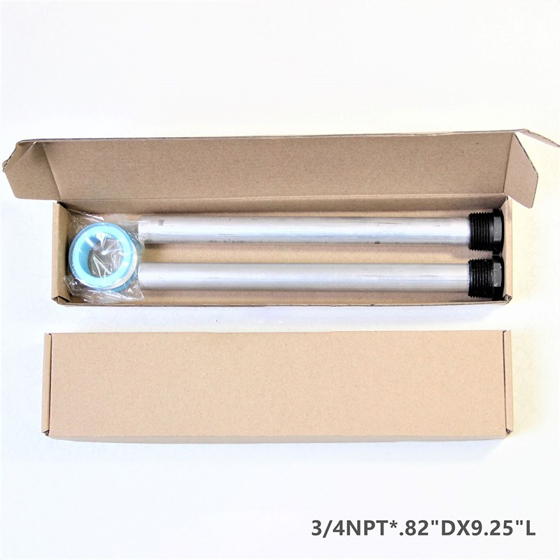 2Pcs Magnesium Rod Kit Black Weld Cap Scale Inhibition NPT3/4