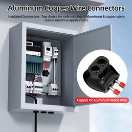 DaierTek Conector de empalme aislado en línea 4AWG