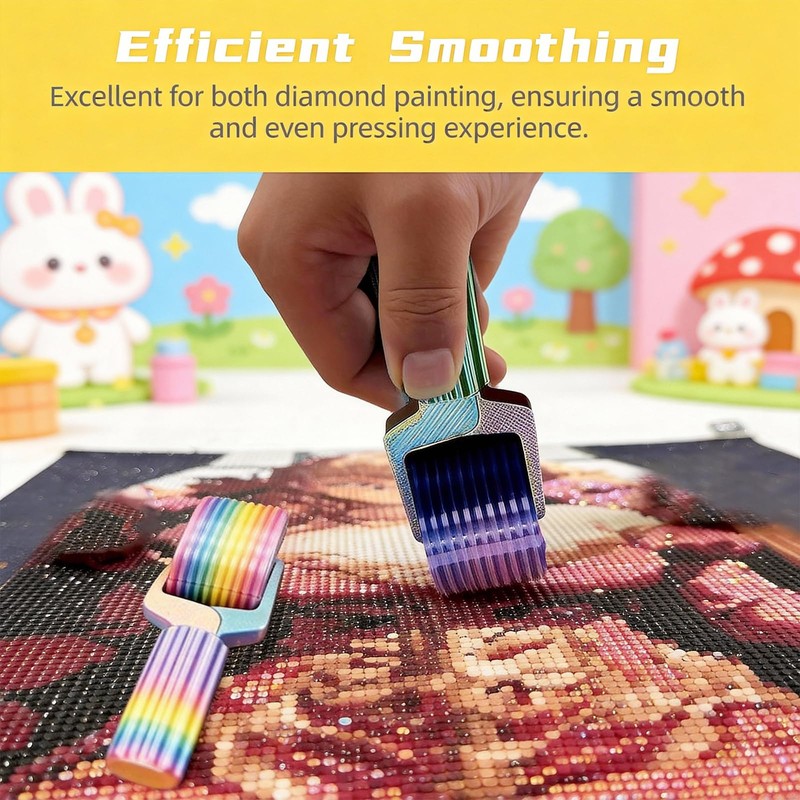 2-Pack Diamond Art Roller Tool, Diamond Painting Roller and DIY
