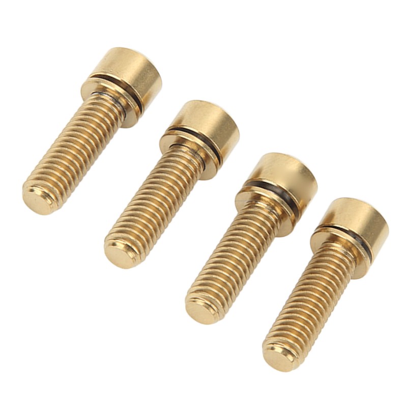 Bike Stem Bolts Screw M6 20mm Accurate Thread Rustproof Reliable