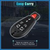 A ABSOPRO Car Key Case 7 Buttons Remote Control Car