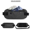 Secure Travel Money Belt, Undercover Hidden RFID Blocking Travel Wallet