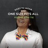 Man of Men - Men's Bowtie - Multi Color Rainbow