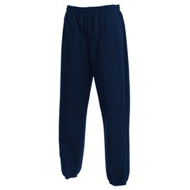 LA Speedy Men's 3 Pocket Sweatpants Made in USA Navy (M 32-33")