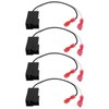 OTOTEC 4pcs Car Speaker Lead Connectors Adaptor Compatible with Mini