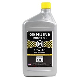 Genuine 4T Motor Oil (15W40, Full Synthetic MB); 1 Quart