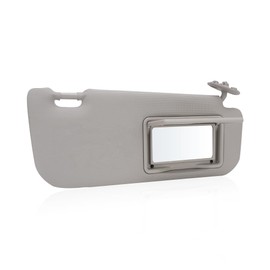 Grauer Ersatz für die Sonnenblende auf der Rechten Beifahrerseite, Kompatibel mit 2014–2019, Sonnenblende auf der Beifahrerseite mit Make-up-Spiegel,