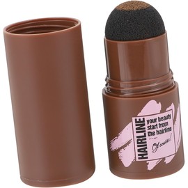 Polvo Para Maquillaje De Línea Del Cabello Larga Duración Para Mujeres Profundidad De Color Marrón Compacto Para Llevar
