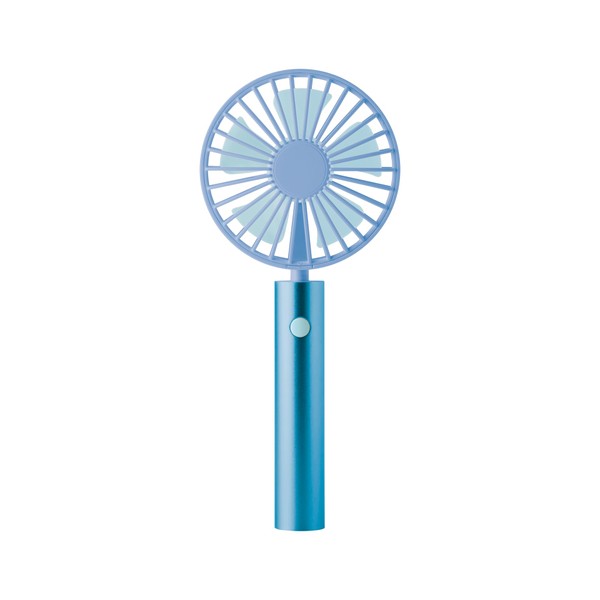 Remember Flow Aqua Handheld Fan with USB Aluminium Handle with