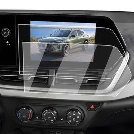 Screen Protector 2 Pcs For 2024-2025 Chevy Trax, 8-Inch Nano-film Navigation Screen Protector For 2024-2025 Trax(LS/1RS) Accessories Anti-fingerprint- HD Clear & Easy to Install