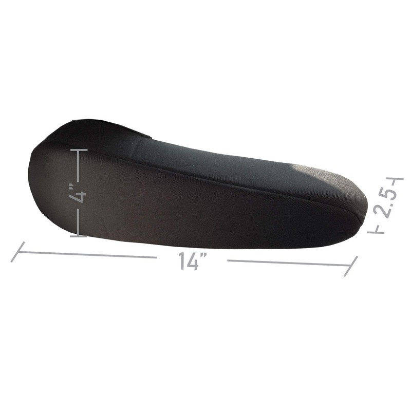 FH Group Flat Cloth Fabric Armrest Cover Semi-Universal Fit, One