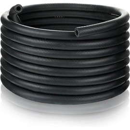 Pangda Fuel Line Hose NBR Rubber Hose Line Transfer Hose 300PSI Boat Fuel Line for Small Engine Systems(20ft, 3/8 Inch)