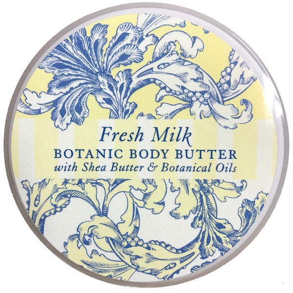 Greenwich Bay Botanic Body Butter Fresh Milk & Shea Butter 8oz Tub