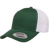Yupoong YP Classics Retro Trucker Cap, Evergreen/White, OSFA