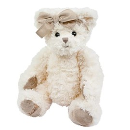 Bukowski Emma Teddy Bear 40 cm White Cuddly Toy Plush Toy Plush Teddy Fabric Teddy Plush Bear