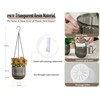 Melphoe 2 Pack Self Watering Hanging Planters Indoor Flower Pots,