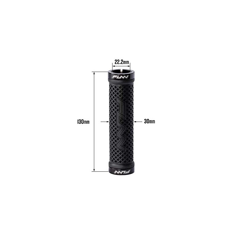 Funn Combat II Mountain Bike Handlebar Grips with Double Lock