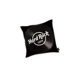 Herding HARD ROCK Decorative Cushion, Reversible, Original Hard Rock Café Licence, 40 x 40 cm, Black/White