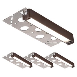 LEONLITE 7 Inch LED Hardscape Lighting, Update Retaining Wall Lights, LED Landscape Lighting, 12-24V AC/DC Paver Light Low Voltage, 3W/4W/5W Dimmable Outdoor Step Lights, 5000K Daylight, ETL, 4 Pack