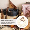 Wooden Melody Tool,Round Circle of Fifths Wheel,Musical Educational Tool,Music Transpose