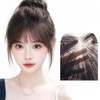 AISIHAIR Women's Bangs Wig, Ultra-thin, Fully Hand Planted, Hair Extension,
