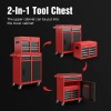 EXCELO 2in1 Rolling Toolbox Multi-Function Box For Garage Workshop With