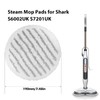 Replacement Steam Mop Pads for Shark S6002UK S7201UK,Reusable Steam &