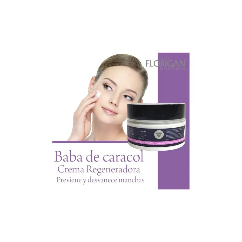 Crema Regeneradora Baba De Caracol 100grs. Florigan Set. 2