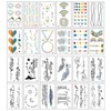 Tattoo stickers 30 kinds festival henna tattoo / 타투 스티커 30종 페스티벌 헤나 문신