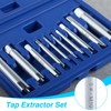 LEONTOOL 10 Pcs Tap Extractor Set, 3/4 Flute Broken Head