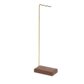 DUOLEIMI Wind Chime Stand, Hook, Wind Chime Stand, Interior, Hanging Hook, Hanging, Pedestal, Brush Holder, Table Stand (Walnut Wood)